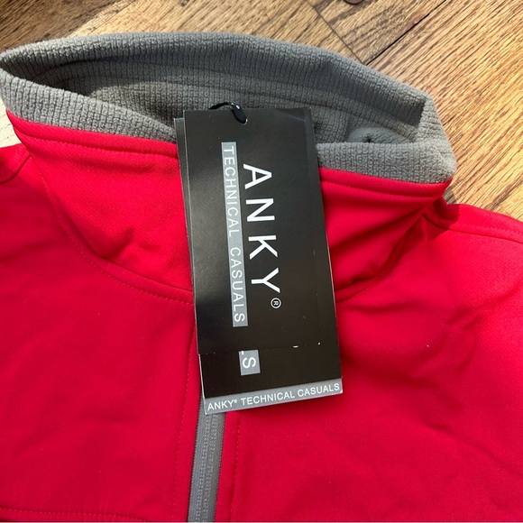 NWT Anky Red Full-Zip Jacket - Picture 4 of 6